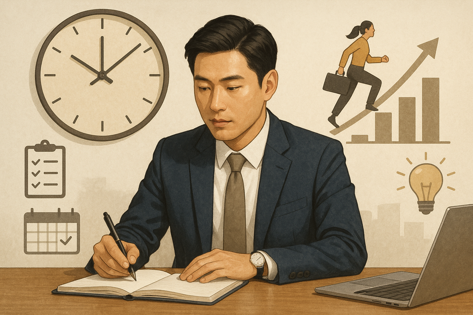 효과적인 시간 관리, 생산성을 높이는 핵심 전략 썸네일